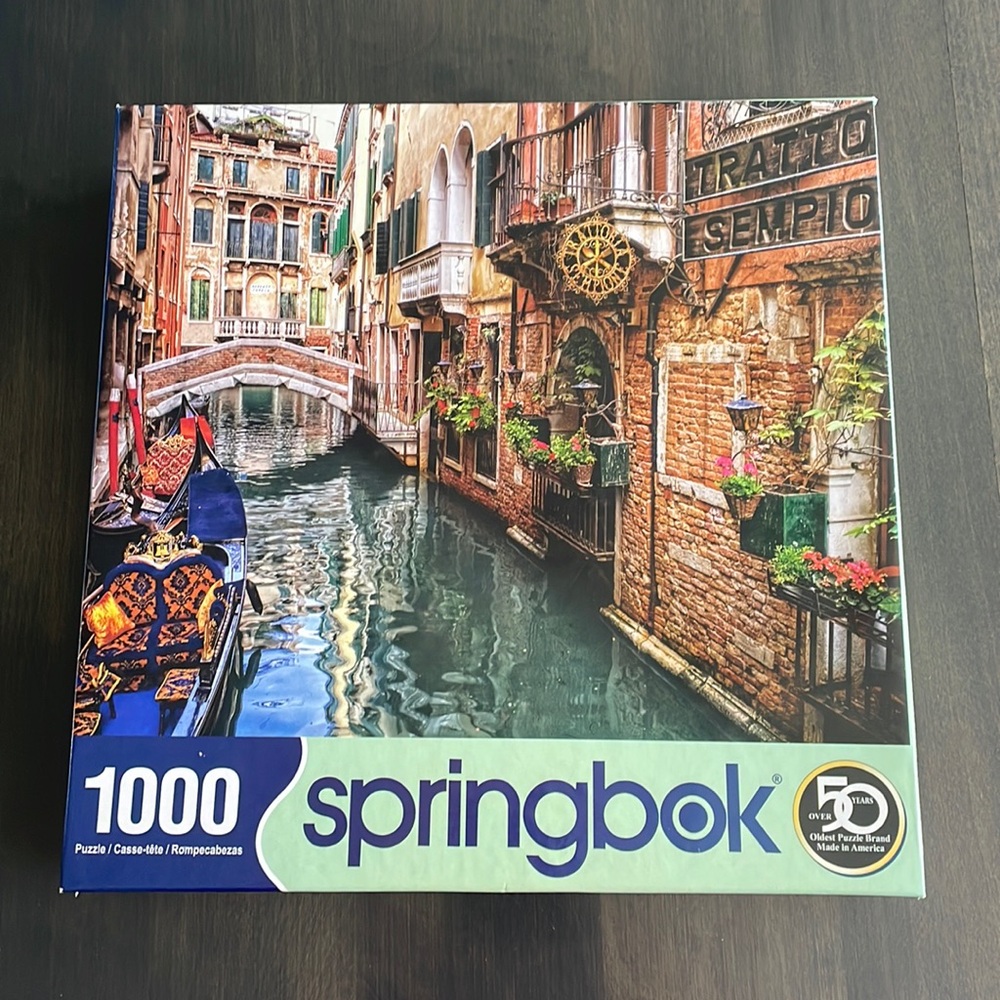 Springbok Sempione, Italy 1000 Piece Jigsaw Puzzle Made in the USA Complete